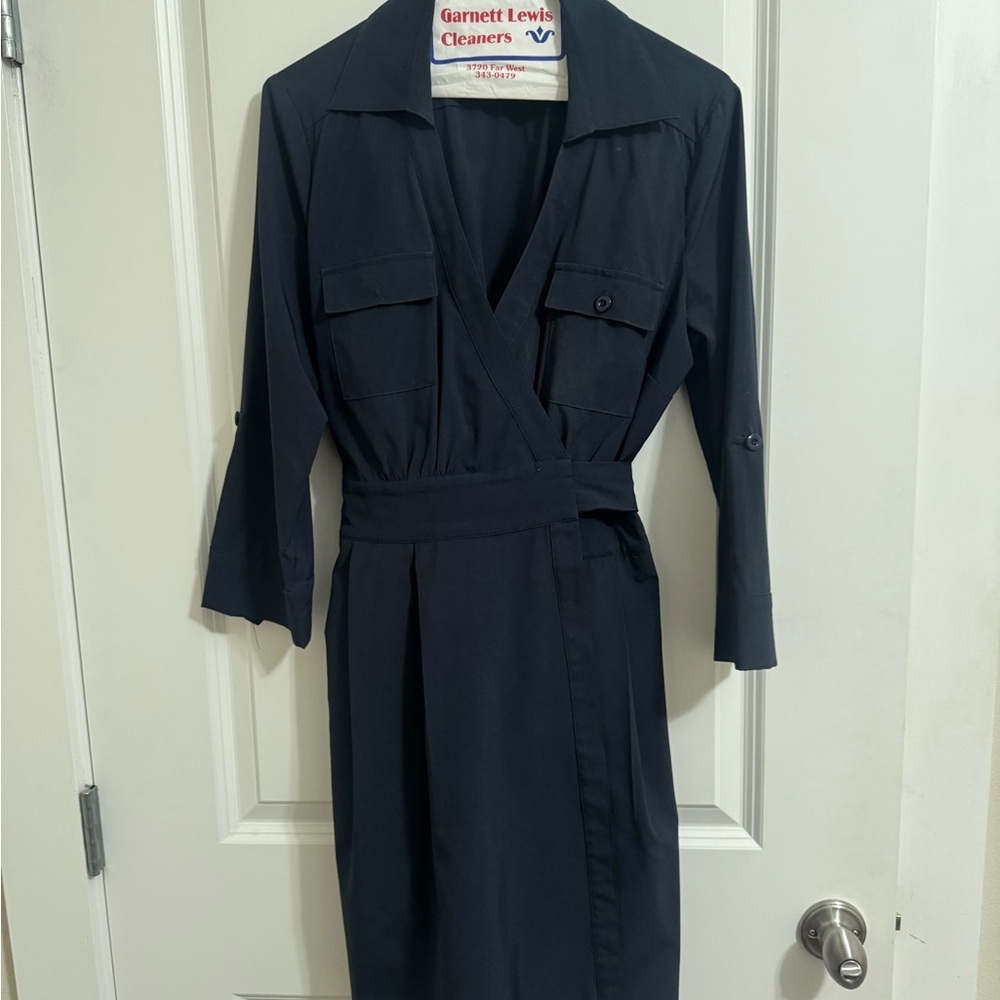 Chic Black Wrap Dress